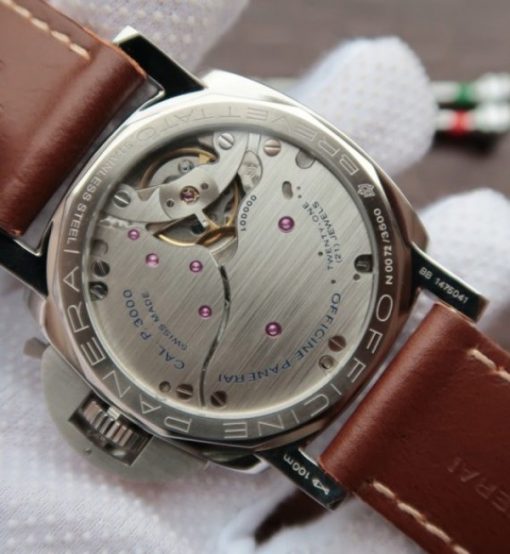 Replica Panerai Luminor 1950 PAM372 Brown Leather Strap P.3000 Super Clone - Image 5