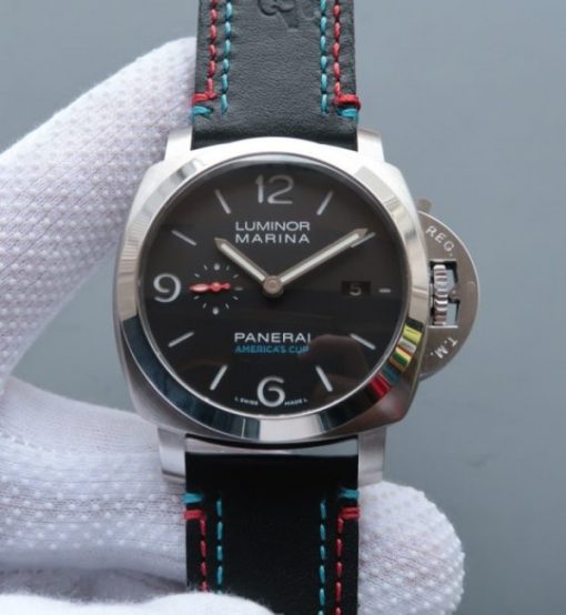 Replica Panerai SF PAM727 S Americas Cup Thick Leather Strap P9010