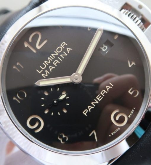 Replica Panerai XF PAM359 Black Leather Strap P.9000 Super Clone - Image 2
