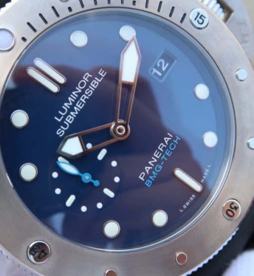 Replica Panerai XF PAM692 Titanium Blue Dial Rubber Strap P.9010 - Image 3
