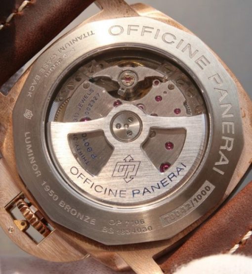 Replica Panerai ZF PAM671 Blue Dial Dark Brown Leather Strap P.9010 - Image 5