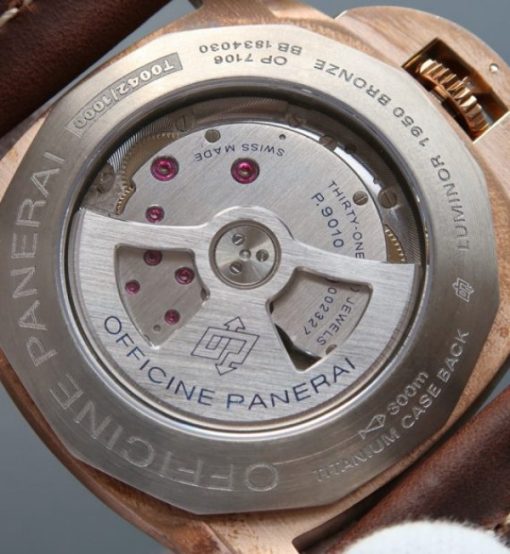 Replica Panerai ZF PAM671 Blue Dial Dark Brown Leather Strap P.9010 - Image 6