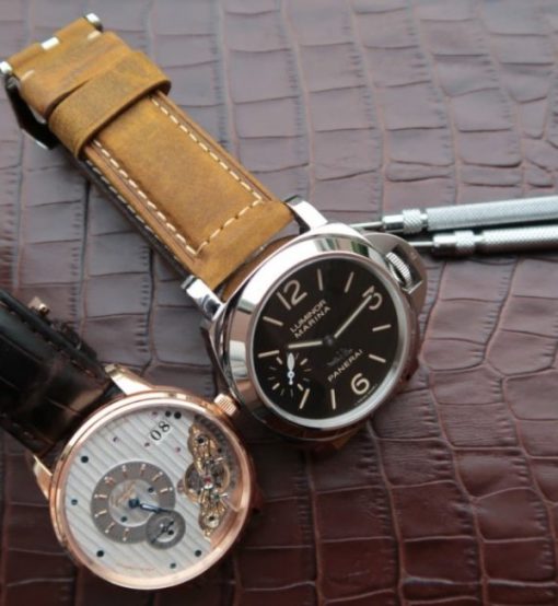 Replica Panerai PAM416 Beverly Hills Brown Asso Strap A6497 - Image 8