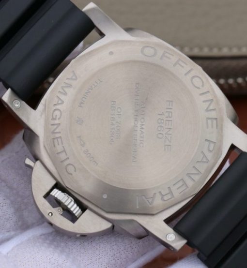 Replica Panerai XF PAM1389 Titanium Black Ceramic Bezel Rubber Strap P.9010 - Image 6