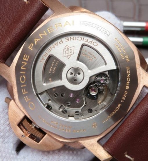 Replica Panerai XF PAM507 Bronzo Luminor Submersible Leather Strap A23J - Image 6