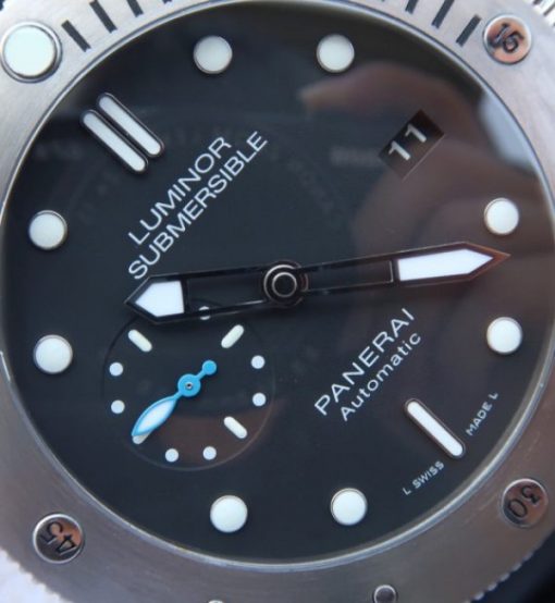Replica Panerai ZF PAM1305 Titanium Black Dial Rubber Strap P.9010 - Image 3