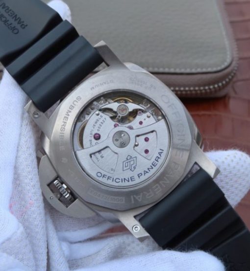 Replica Panerai ZF PAM1305 Titanium Black Dial Rubber Strap P.9010 - Image 12