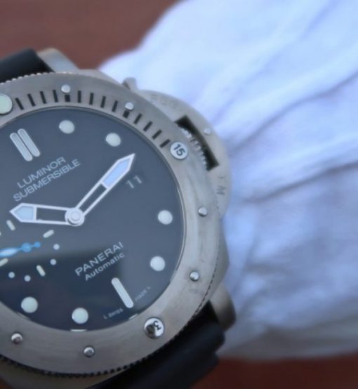 Replica Panerai ZF PAM1305 Titanium Black Dial Rubber Strap P.9010 - Image 16