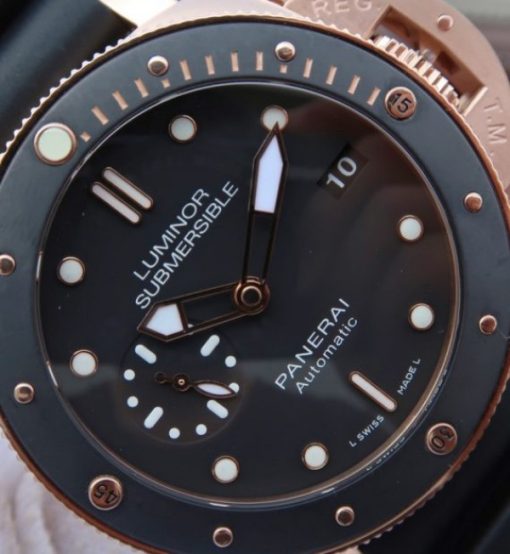 Replica Panerai ZF Luminor Submersible PAM684 RG Rubber Strap P.9010 - Image 3