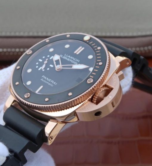 Replica Panerai ZF Luminor Submersible PAM684 RG Rubber Strap P.9010 - Image 9