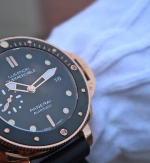 Replica Panerai ZF Luminor Submersible PAM684 RG Rubber Strap P.9010 - Image 15