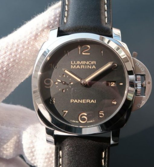 Replica Panerai VSF PAM359 Black Leather Strap P.9000 Super Clone