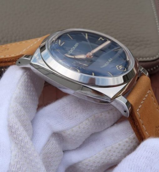 Replica Panerai ZF PAM690 Blue Dial Leather Strap P.3000 Super Clone - Image 5