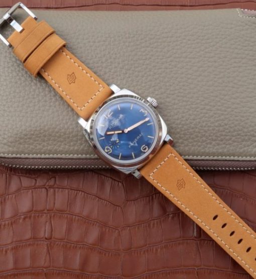 Replica Panerai ZF PAM690 Blue Dial Leather Strap P.3000 Super Clone - Image 8