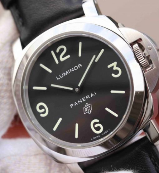 Replica Panerai XF PAM000 Black Dial Black Leather Strap A6497 - Image 3