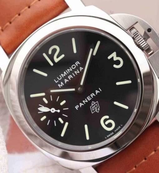 Replica Panerai XF PAM005 Brown Leather Strap A6497 - Image 3