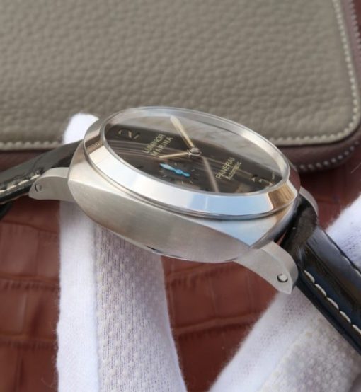 Replica Panerai ZF PAM1392 Black Dial Black Leather Strap P9010 - Image 5