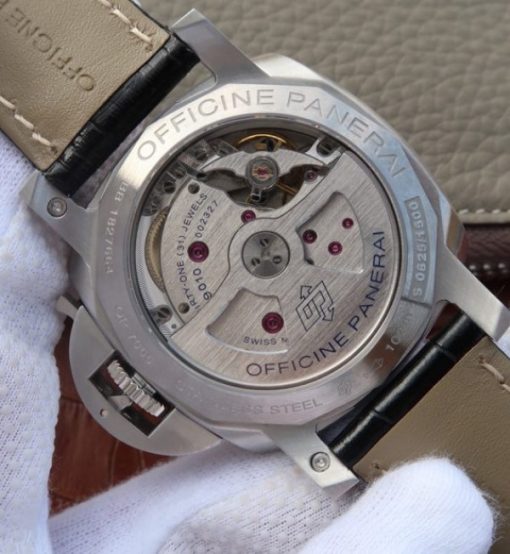 Replica Panerai ZF PAM1392 Black Dial Black Leather Strap P9010 - Image 6