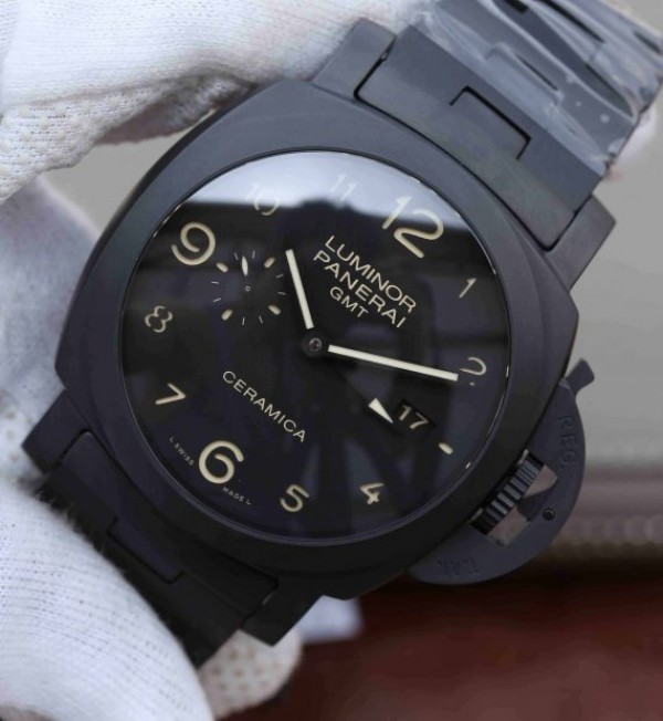 Replica Panerai VSF PAM438 Real Ceramic Ceramic Bracelet P9001 - Image 2