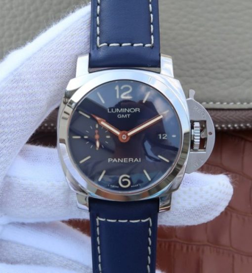 Replica Panerai VSF PAM688 Blue Dial Blue Leather Strap P.9001 Super Clone