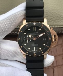Replica Panerai XF PAM684 RG Luminor Submersible Rubber Strap P.9010