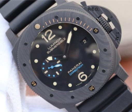 Replica Panerai VSF PAM616 Carbotech Rubber Strap P.9000 Super Clone - Image 3