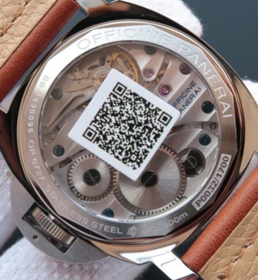 Replica Panerai Noob New PAM111 Brown Asso Strap A6497 - Image 6