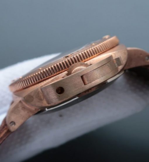 Replica Panerai VSF PAM382 Bronzo Brown Distressed Calfskin Strap Super Clone - Image 3