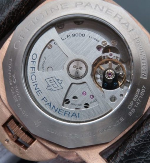 Replica Panerai VSF PAM382 Bronzo Brown Distressed Calfskin Strap Super Clone - Image 5