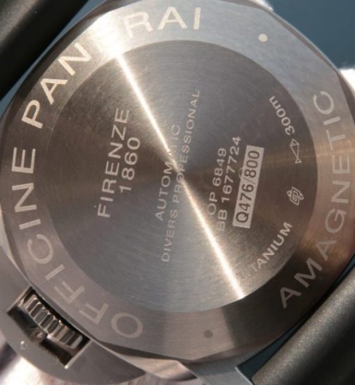 Replica Panerai SF PAM389 Black Rubber Strap P9000 Clone - Image 5