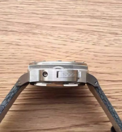 Replica Panerai Luminor Submersible PAM087 Blue Dial Leather Strap A7750 - Image 3
