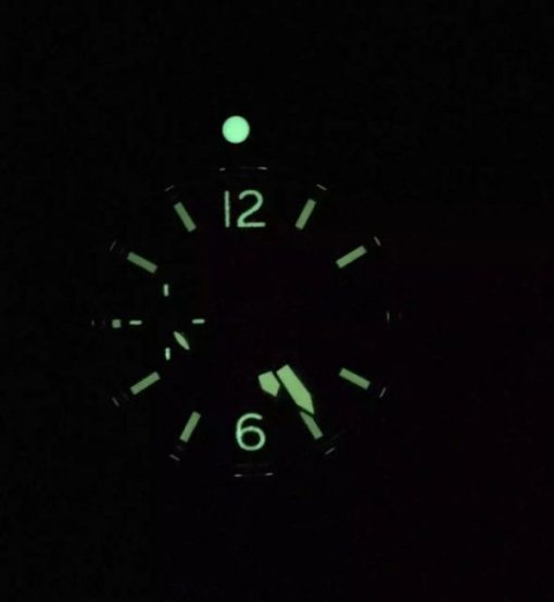 Replica Panerai Luminor Submersible PAM087 Blue Dial Leather Strap A7750 - Image 8