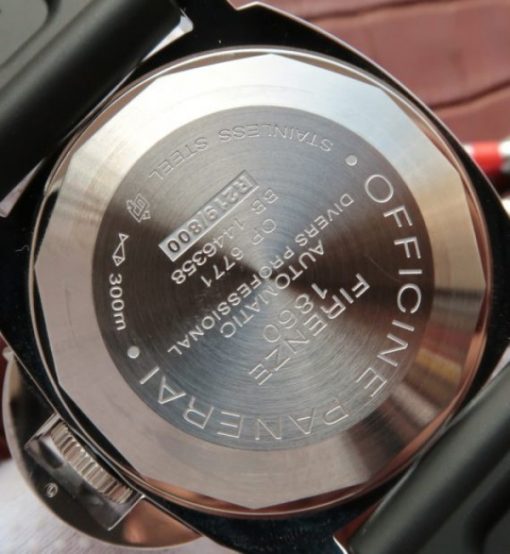 Replica Panerai XF PAM024 Black Dial Rubber Strap A7750 - Image 6
