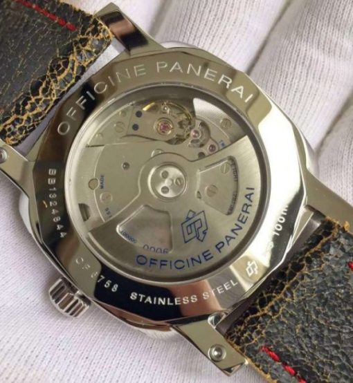 Replica Panerai N PAM514 Bamford Engraved Case Black Dial 7750 - Image 5