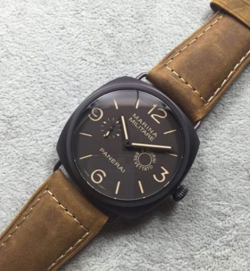Replica Panerai Radiomir PAM339 Composite Brown Dial Asso Strap - Image 2