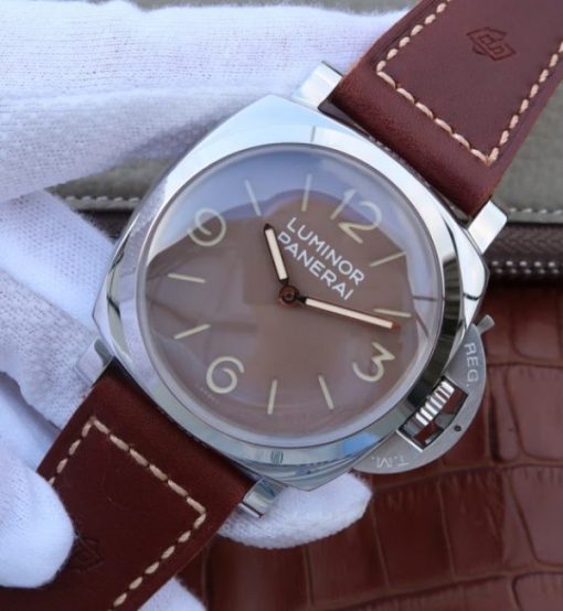 Replica Panerai SF PAM663 Brown Leather Strap P.3000 Super Clone - Image 2