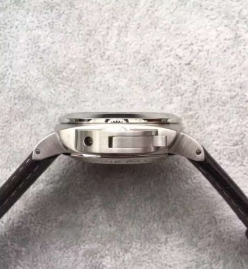 Replica Panerai XF PAM524 Fake Flyback Black Dial Leather Strap P.9100 - Image 4