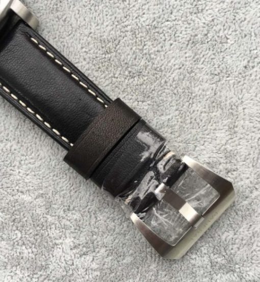 Replica Panerai XF PAM524 Fake Flyback Black Dial Leather Strap P.9100 - Image 6