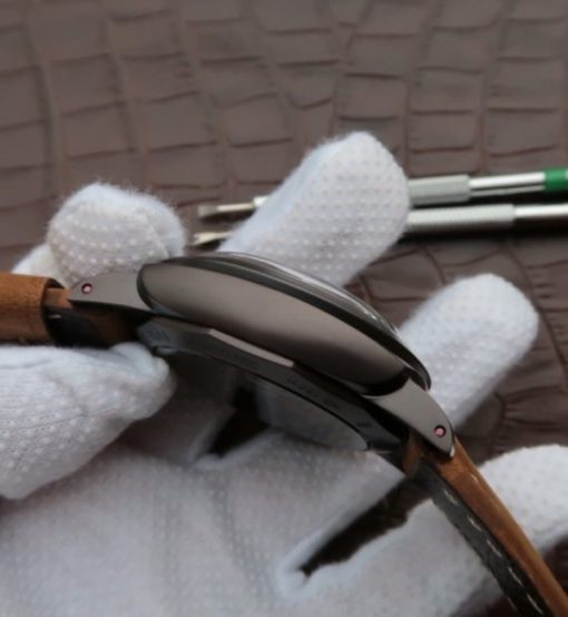 Replica Panerai XF PAM375 Brown Dial Brown Asso Strap P3000 - Image 4