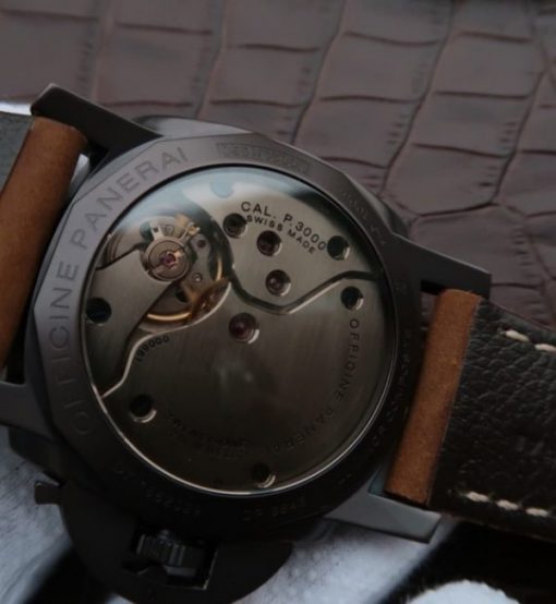 Replica Panerai XF PAM375 Brown Dial Brown Asso Strap P3000 - Image 5