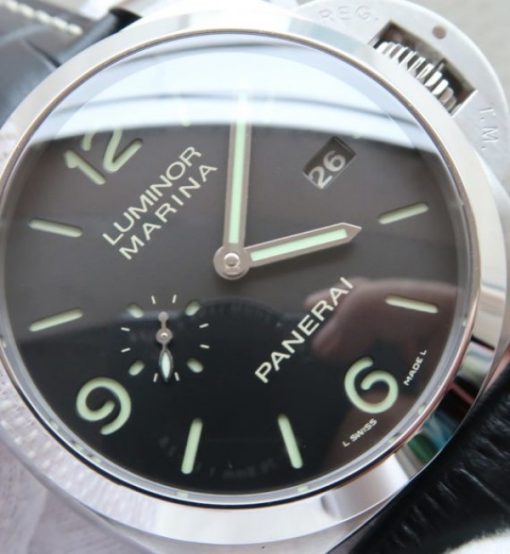 Replica Panerai SF PAM312 Black Leather Strap P.9000 Super Clone - Image 2