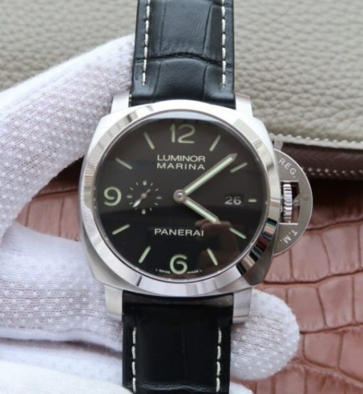 Replica Panerai SF PAM312 Black Leather Strap P.9000 Super Clone