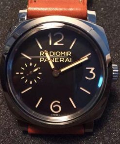 Replica Panerai Radiomir PAM399 Brown leather strap