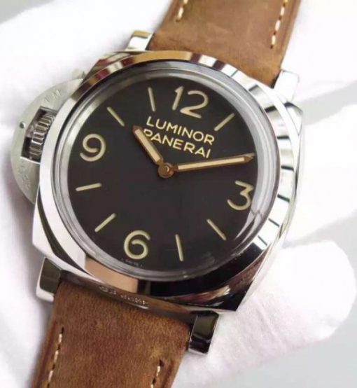 Replica Panerai PAM557 Black Dial Brown Asso Strap P.3000 Super Clone - Image 2