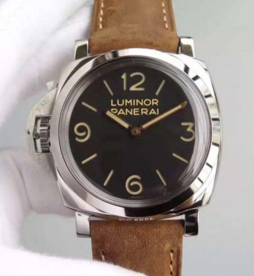 Replica Panerai PAM557 Black Dial Brown Asso Strap P.3000 Super Clone