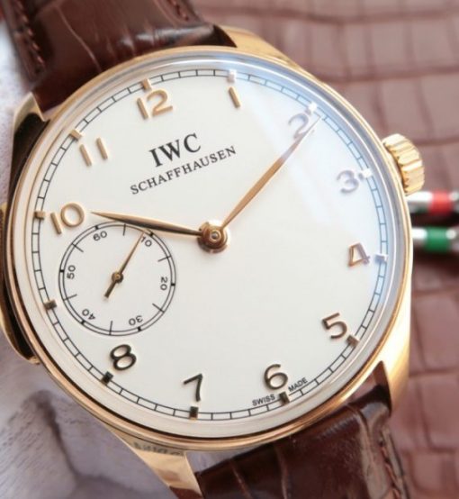 Replica IWC YLF Portuguese YG IW5242 White Dial A95290 - Image 3
