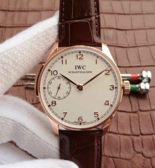 Replica IWC YLF Portuguese YG IW5242 White Dial A95290 - Image 4