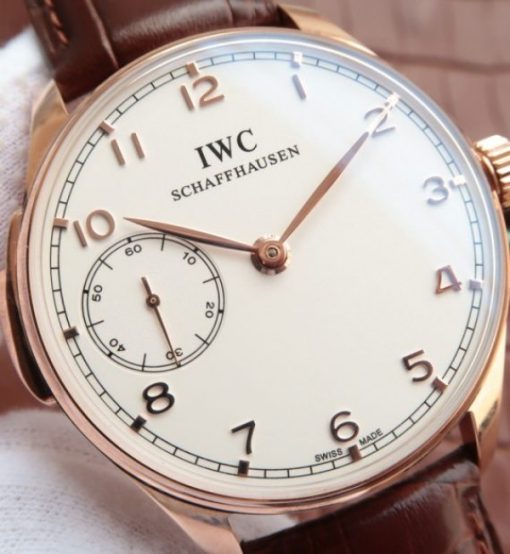 Replica IWC YLF Portuguese YG IW5242 White Dial A95290 - Image 7