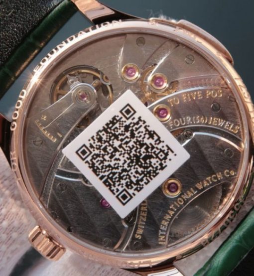 Replica IWC YLF Portuguese RG IW5242 Green Dial Gold Makers - Image 6