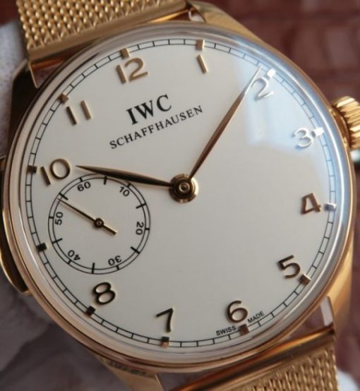 Replica IWC YLF Portuguese IW5242 RG Mesh Bracelet A52010 - Image 3